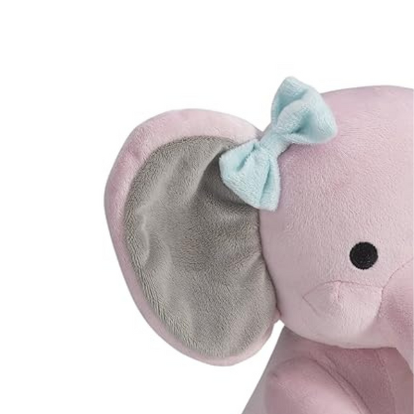 Hazel the Pink Elephant Plush Toy – Soft and Cuddly, 1 Count